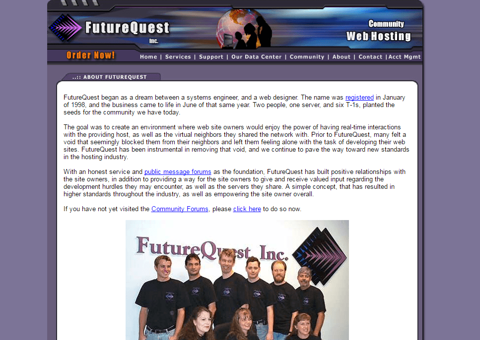 futurequest hosting 2020