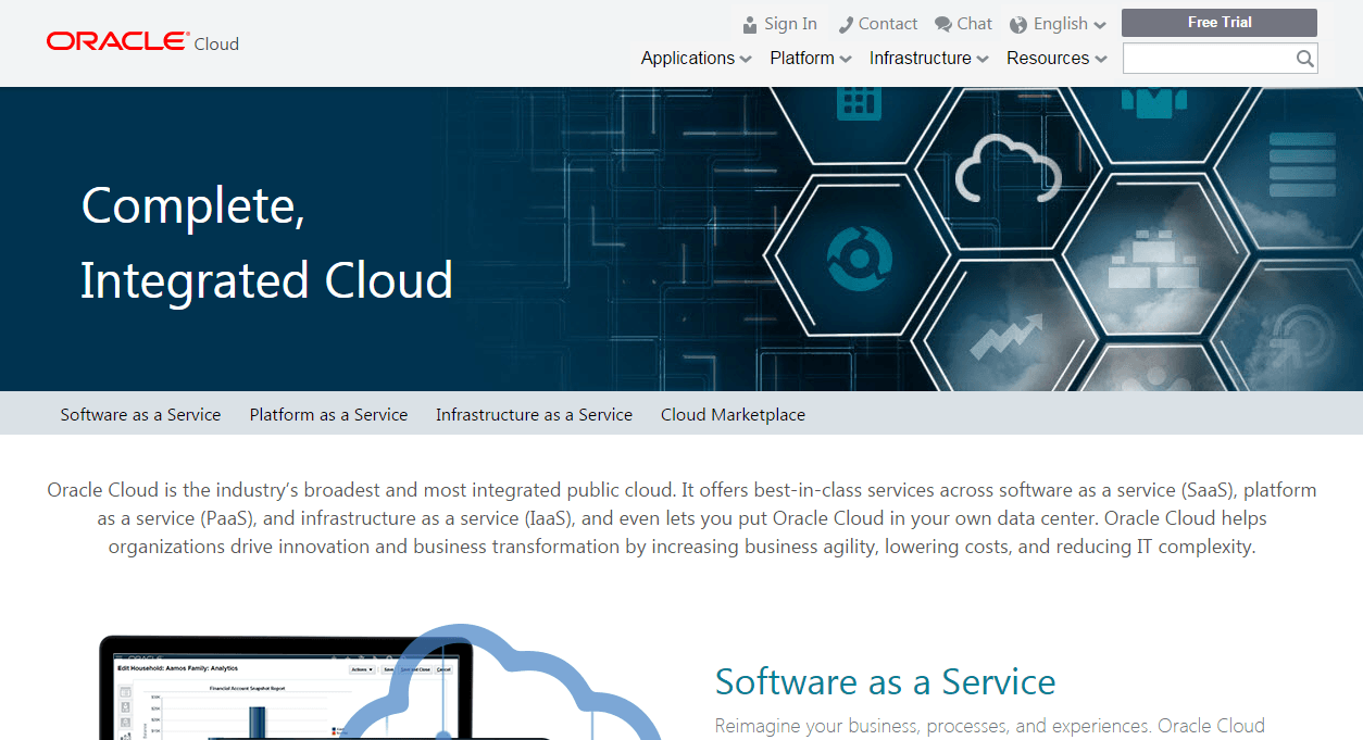 oracle cloud hosting 2020